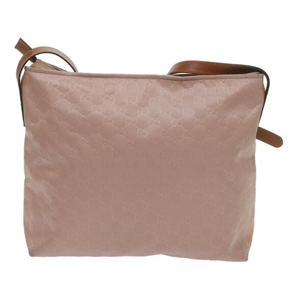 GUCCI GG Canvas Shoulder Bag Pink - Picture 3 of 16